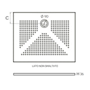Piatto doccia rettangolare in ceramica DocciaGo 80x100 cm - Bianco lucido by CeramicStore | Lo specialista del tuo bagno
