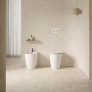 Sanitari filomuro rimless 53 cm Ceramica Globo Mode Wc scarico Multi