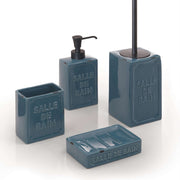 Portaspazzolini da appoggio Gedy serie Vivienne - Blu