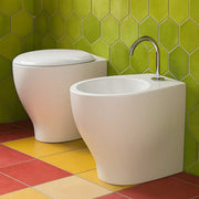 Sanitari Filo Muro Moderni Ceramica Domus Falerii Mascalzone sedile Chiusura tradizionale