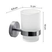 Portaspazzolini in Acciaio Inox AISI 304 Gedy serie Project - Spazzolato by CeramicStore | Lo specialista del tuo bagno