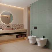 Coppia di sanitari sospesi collezione Ada cm 36x49