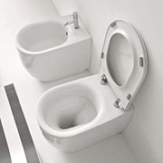 Sanitari filomuro 55x35 cm collezione Nolita Kerasan con sedile soft close