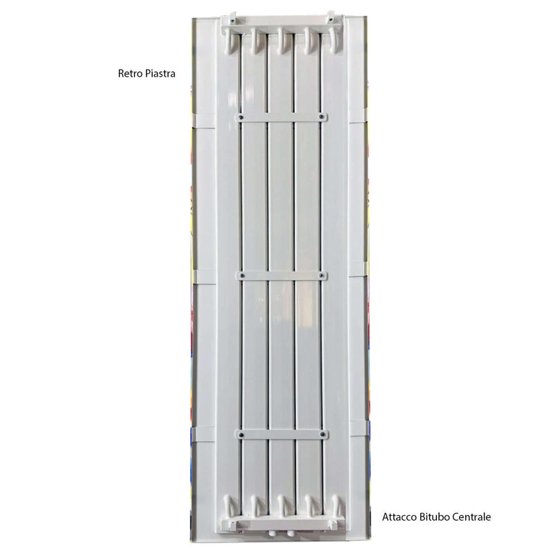 Termoarredo idraulico a piastra verticale modello TermoCrea Bianco 1500x510 mm interasse 50 mm By Scirocco by CeramicStore | Lo specialista del tuo bagno