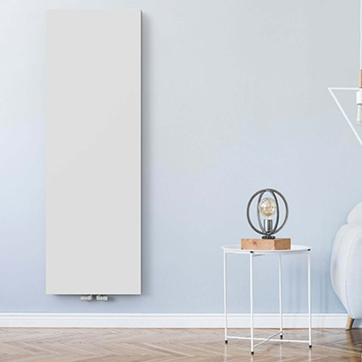 Termoarredo idraulico a piastra verticale modello TermoCrea Bianco 1500x510 mm interasse 50 mm By Scirocco by CeramicStore | Lo specialista del tuo bagno