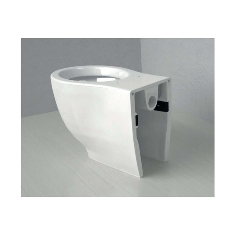Vaso filomuro senza brida 55x36 cm collezione Le Fiabe di Hatria con sedile soft close
