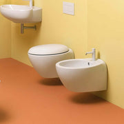 Set Sanitari Sospesi Clas+ 05 Azzurra Ceramica 56 cm  WC & Bidet con Design Moderno