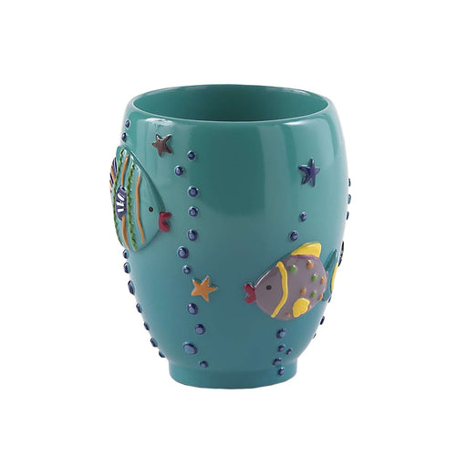 Portaspazzolini Gedy serie Dori - Turchese