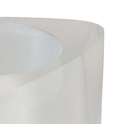 Portaspazzolini da appoggio Gedy modello Twist - Bianco