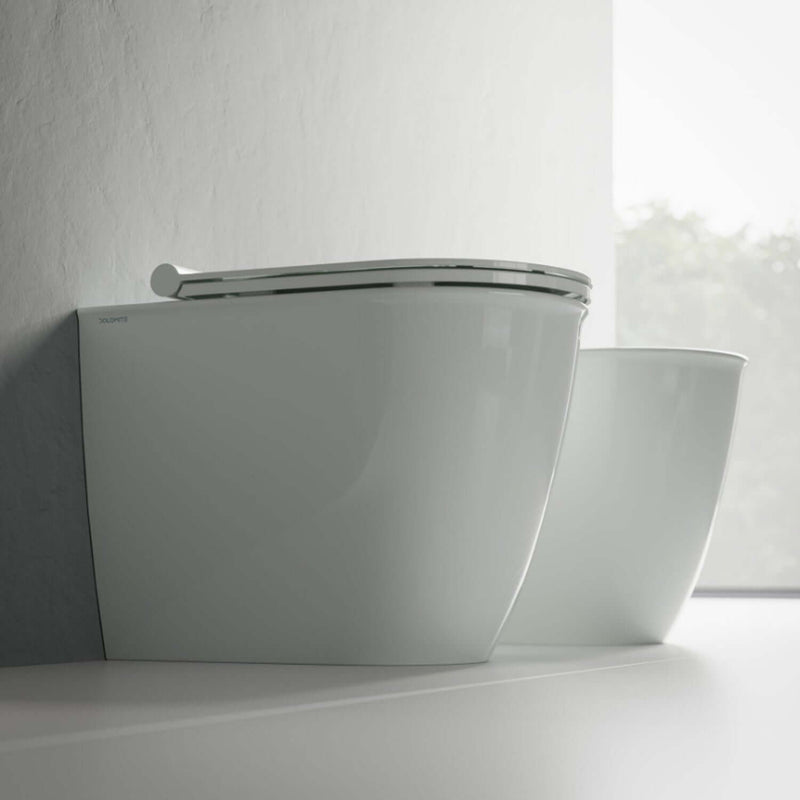 Coppia sanitari filomuro Ceramica Dolomite modello Mayka 55