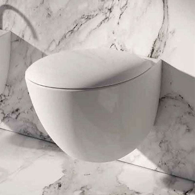 WC sospeso mascalzone con profondità ridotta - Domus Falerii Mascalzone con sedile Soft Close