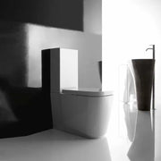 Wc Monoblocco 65x35 cm serie MEG11 di Ceramica Galassia con sedile avvolgente soft close