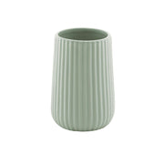 Portaspazzolini da appoggio in ceramica Gedy modello Marika - Verde Salvia