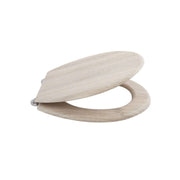Sedile WC in MDF con cerniere in Acciaio Inox - Effetto legno