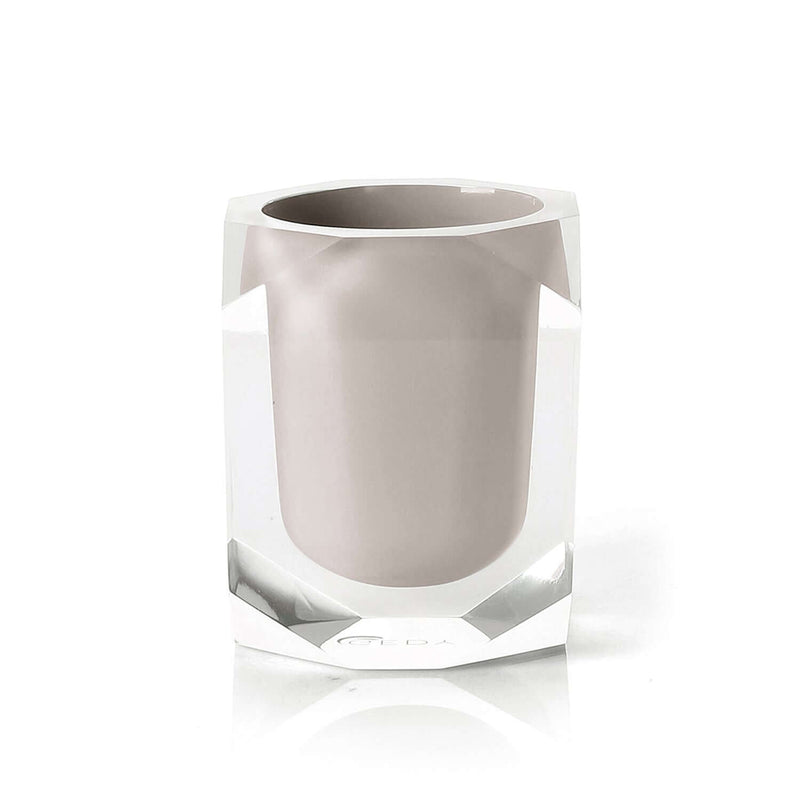 Portaspazzolini Gedy serie Chanelle - Tortora chiaro