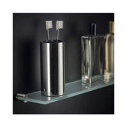 Bicchiere porta spazzolino da appoggio in ottone della collezione 'Black & White' by Cosmic - Lucido