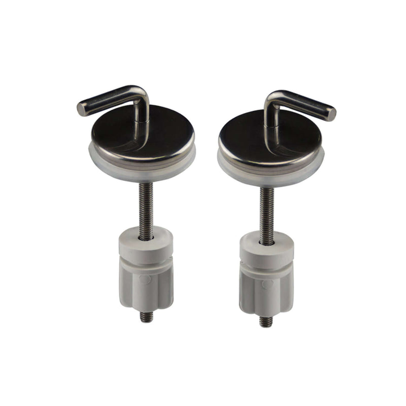 Sedile wc in termoindurente per vaso Scala serie Tanga con cerniere regolabili normal close