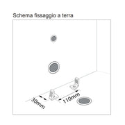 Wc filomuro senza brida 55x35 cm collezione Nolita Kerasan con sedile soft close