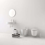 Sanitari sospesi 55x35 cm collezione Nolita Kerasan con sedile soft close