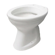Vaso in ceramica serie Kaila con scarico a muro 48x38x40h cm - Bianco