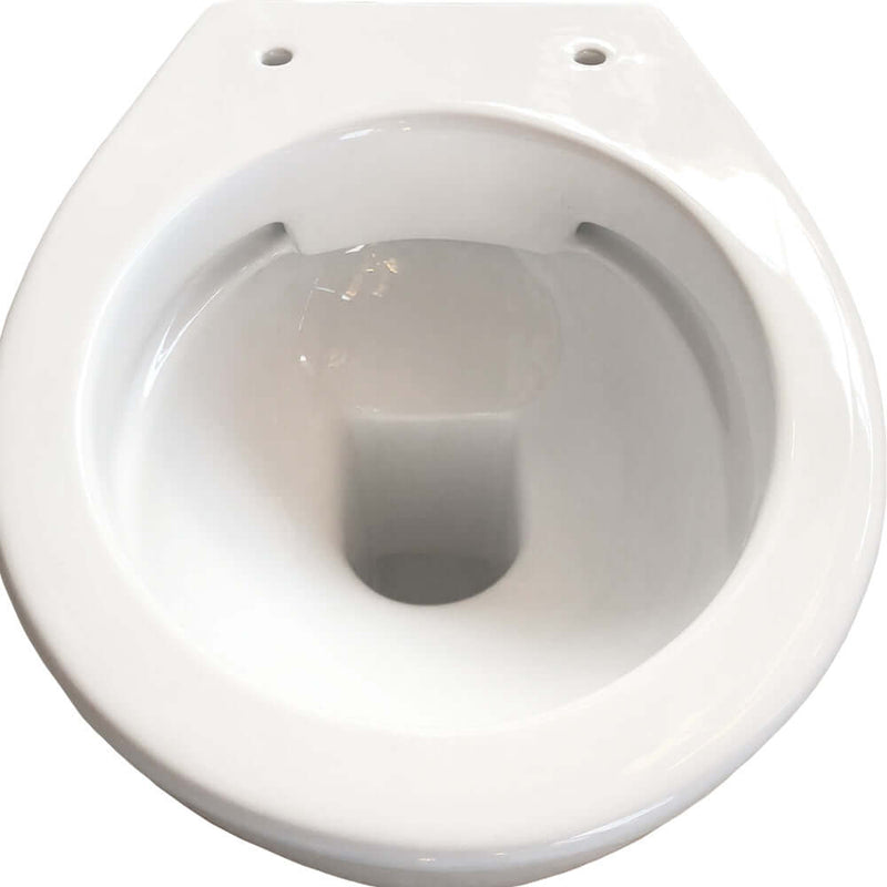 Vaso e coprivaso per installazione sospesa in ceramica Gran Mascalzone by Domus Falerii