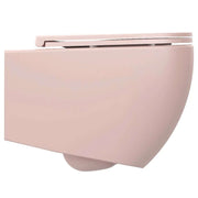 Copriwater Soft Close per vaso sospeso BathCore serie Infinity color Salmone Opaco
