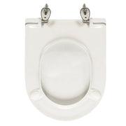 Sedile wc per Faleri vaso Duetto larghezza 35 cm cerniere regolabili
