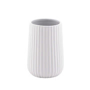 Portaspazzolini da appoggio in ceramica Gedy modello Marika - Bianco