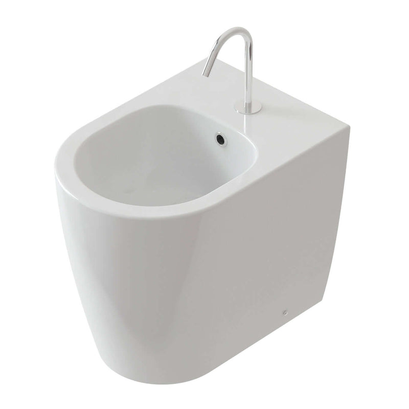 Sanitari senza Brida Filo muro Falerii  Foglia Medium wc bidet sedile softclose