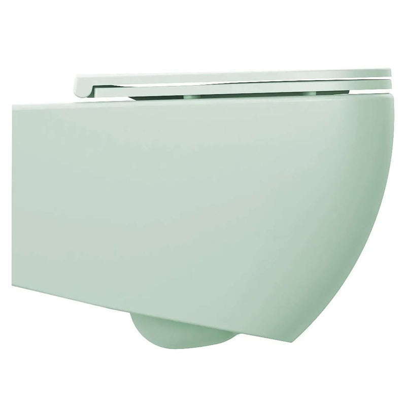 Copriwater Soft Close per vaso Filomuro BathCore serie Infinity color Menta Opaco
