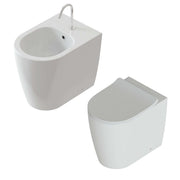 Sanitari senza Brida Filo muro Falerii  Foglia Medium wc bidet sedile softclose