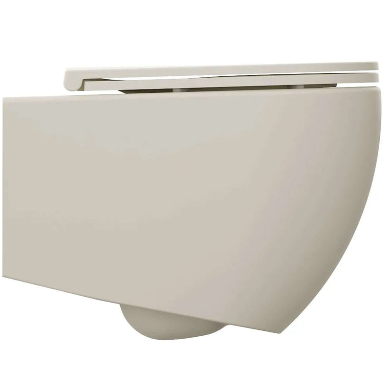 Copriwater Soft Close per vaso Filomuro BathCore serie Infinity color Avorio Opaco