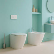 Sanitari senza brida filo parete Domus Falerii F50 Special Wc, bidet e sedile soft close