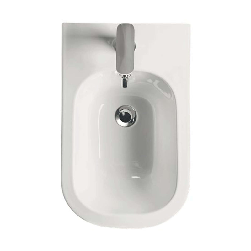Sanitari filomuro 54x35 cm collezione Tribeca Kerasan con sedile soft close