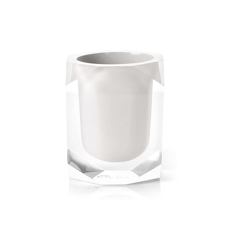 Portaspazzolini Gedy serie Chanelle - Bianco