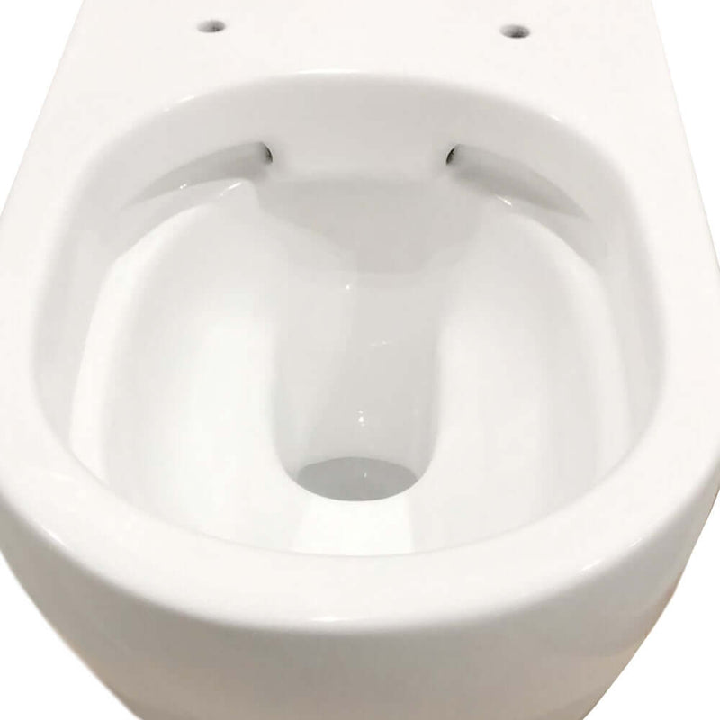 Sanitari filoparete Althea Cover in ceramica con sedile - Bianco Opaco