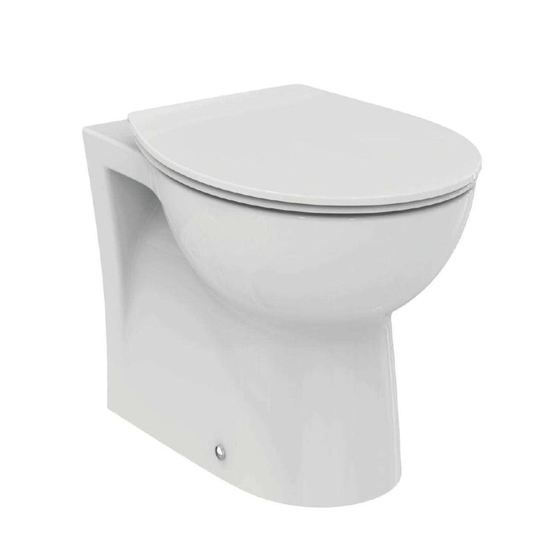 Sanitari Filo Parete con Scarico Traslato completo di sedile Eurovit Ideal standard