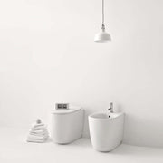Sanitari filomuro 55x35 cm collezione Nolita Kerasan con sedile soft close