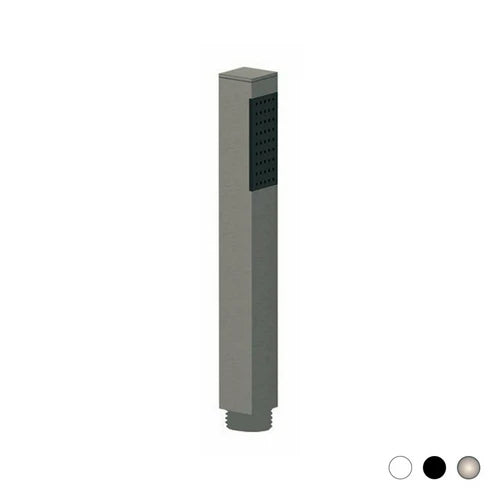 Doccetta minimal quadra nero opaco