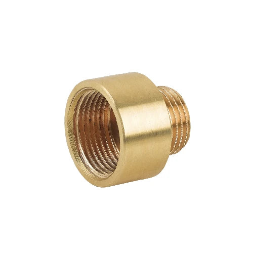 Prolunga ridotta fm in ottone giallo 1 x 3/4