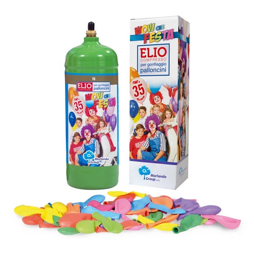 Bombola elio con palloncini kit party 6 9 l 50 palloncini