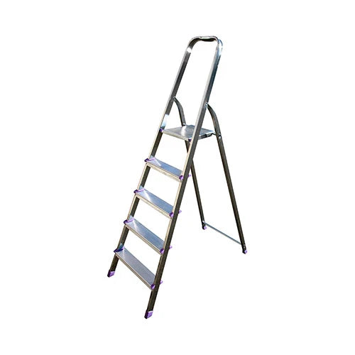 Scala domestica in alluminio teti 4 gradini h. al piano 0 88 m