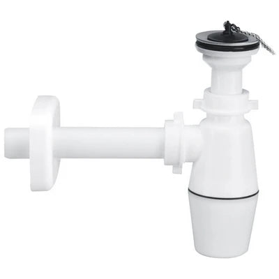 Sifone a bottiglia per lavabo con piletta 1 1/4 x 32