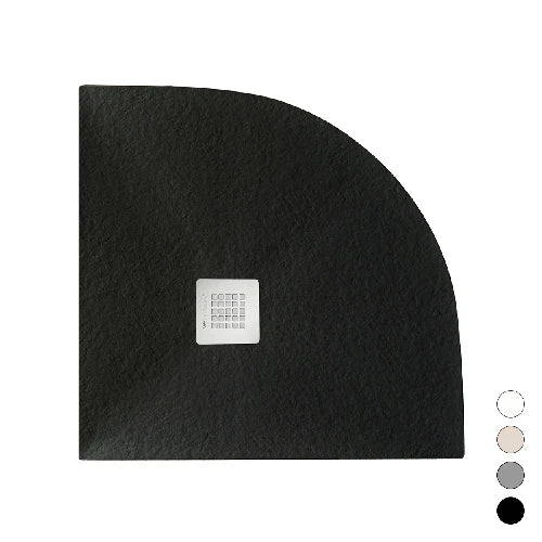 Piatto doccia linea emotion mod. serenity angolare grigio 7035 cm 100 x 100