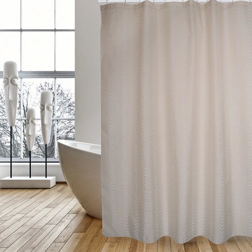 Tenda per doccia in tessuto poliestere berbera cm 180x200 beige