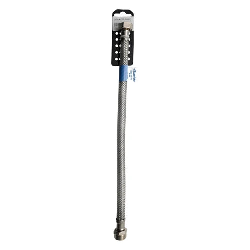 Flessibile inox modello normale cm. 40 s-brico dn10 mf 1/2 x 3/8