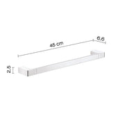 Portasalviette a muro di Gedy serie Pirenei 45 cm - Cromato by CeramicStore | Lo specialista del tuo bagno