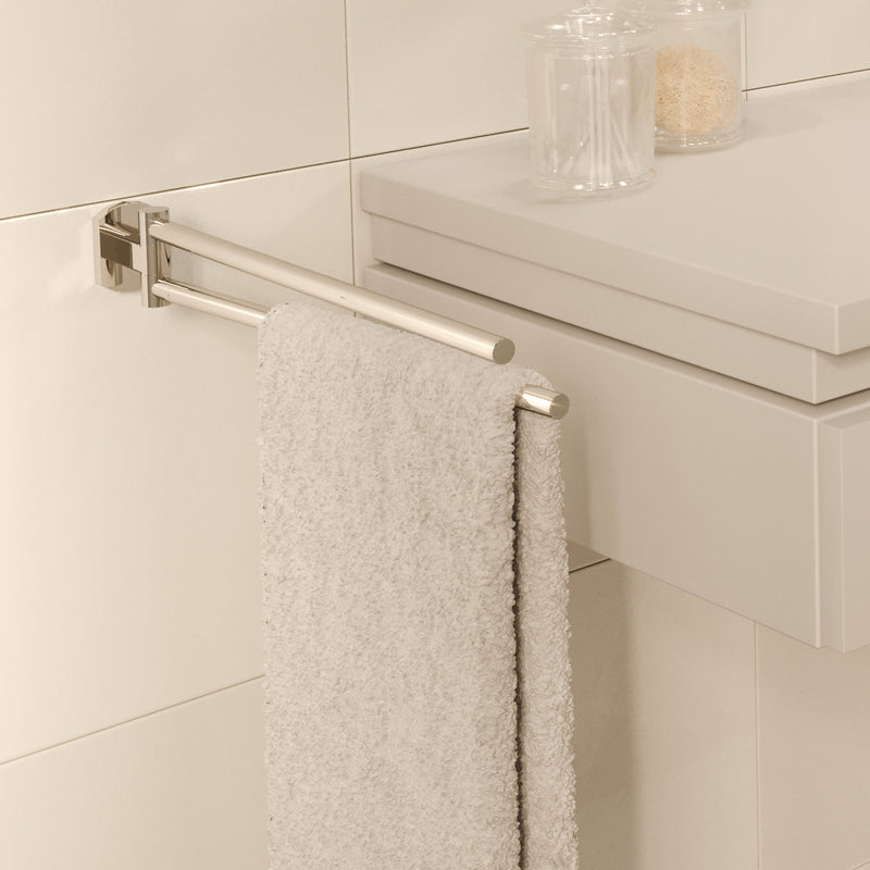 Porta asciugamani a snodo di Gedy serie Edera Plus - Cromato by CeramicStore | Lo specialista del tuo bagno