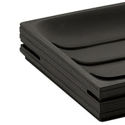 Portasapone da appoggio in resina di Gedy serie Quadrotto - Nero