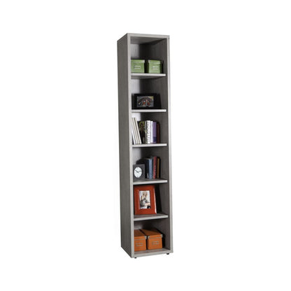 Libreria a cinque ripiani linea Pratico 44 x 35,7 x H. 217 cm - Cemento by CeramicStore | Lo specialista del tuo bagno